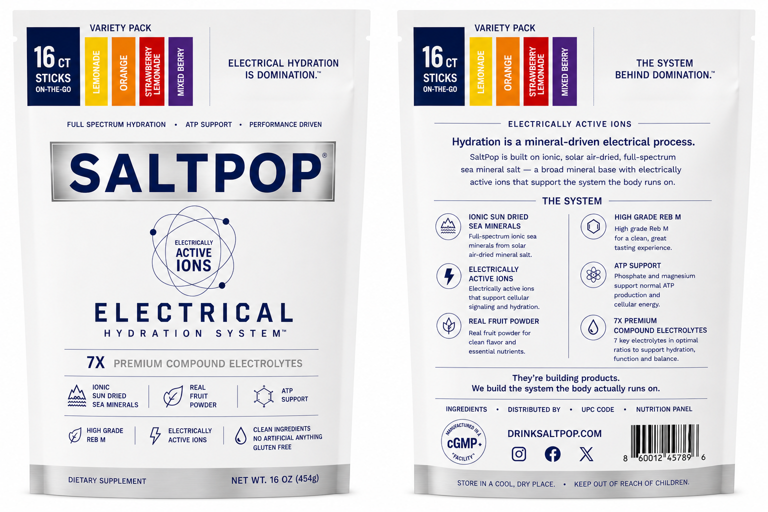 SALTPOP pouch packaging front and back