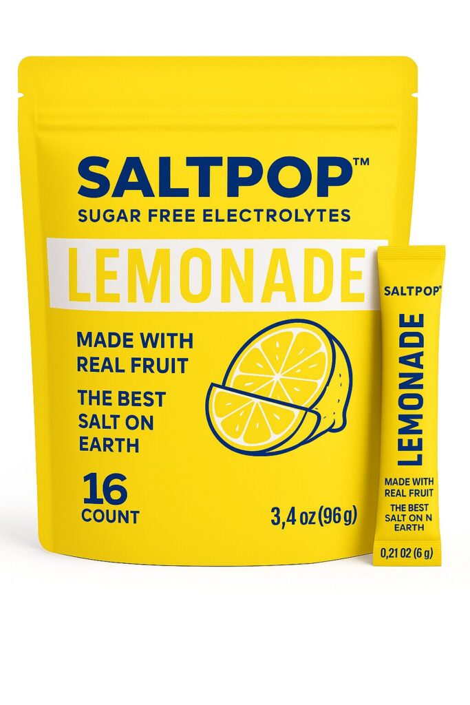 Lemonade Electrolyte Drink Mix Packaging